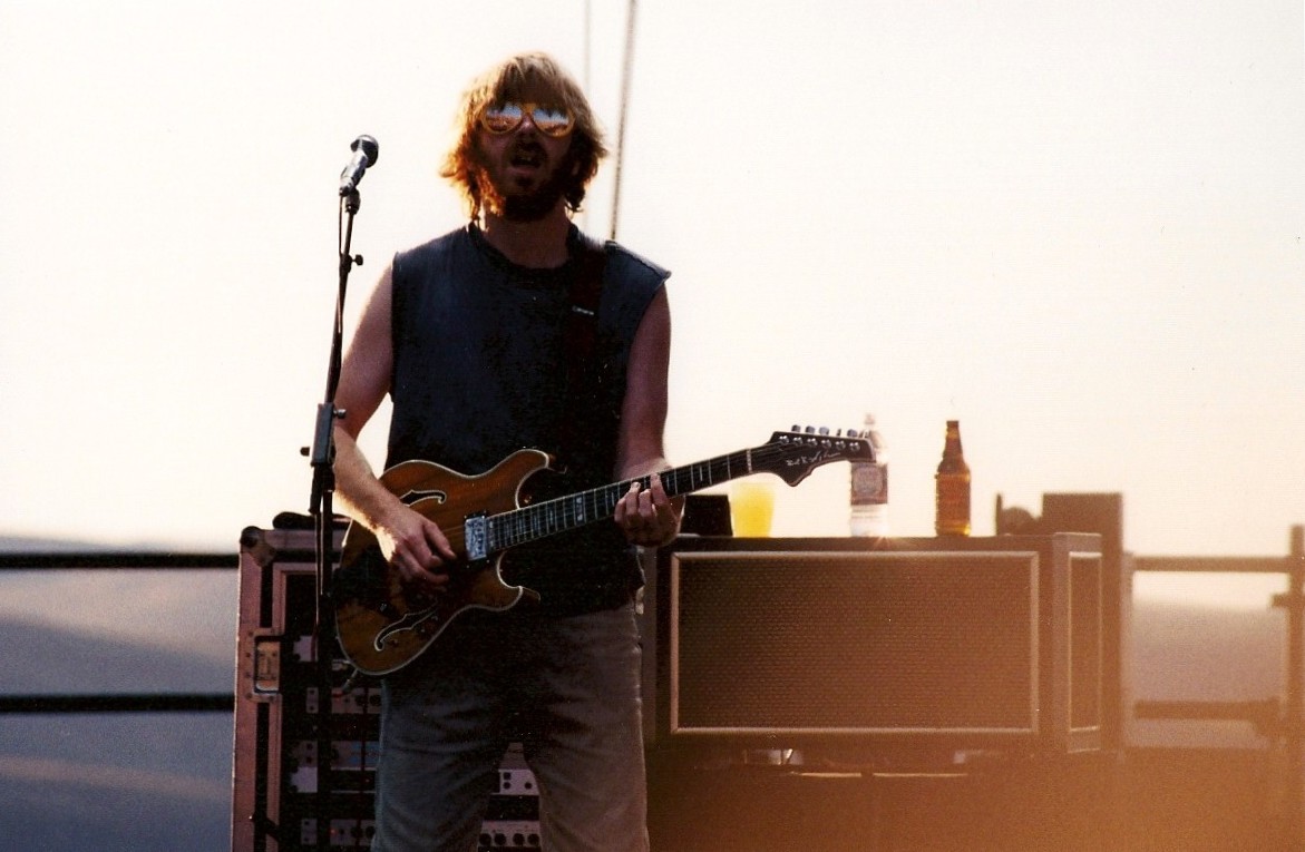 Trey on stage, 1998